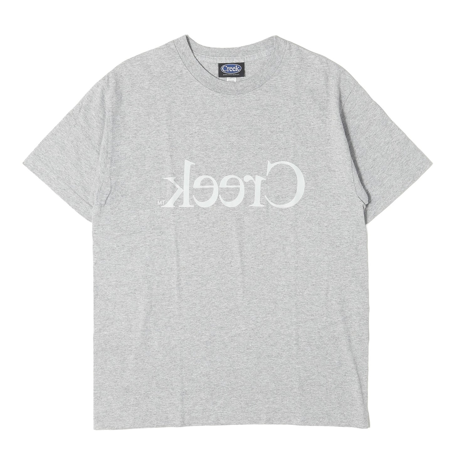 反転ブランドロゴ クルーネック Tシャツ