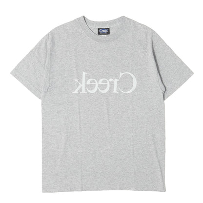 反転ブランドロゴ クルーネック Tシャツ