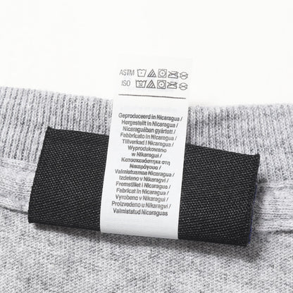 反転ブランドロゴ クルーネック Tシャツ