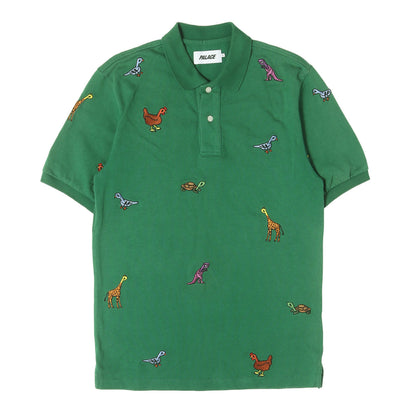 22SS アニマル柄 刺繍 ポロシャツ(ANIMALS POLO)