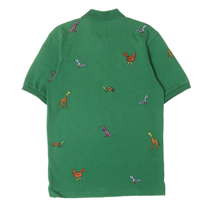22SS アニマル柄 刺繍 ポロシャツ(ANIMALS POLO)