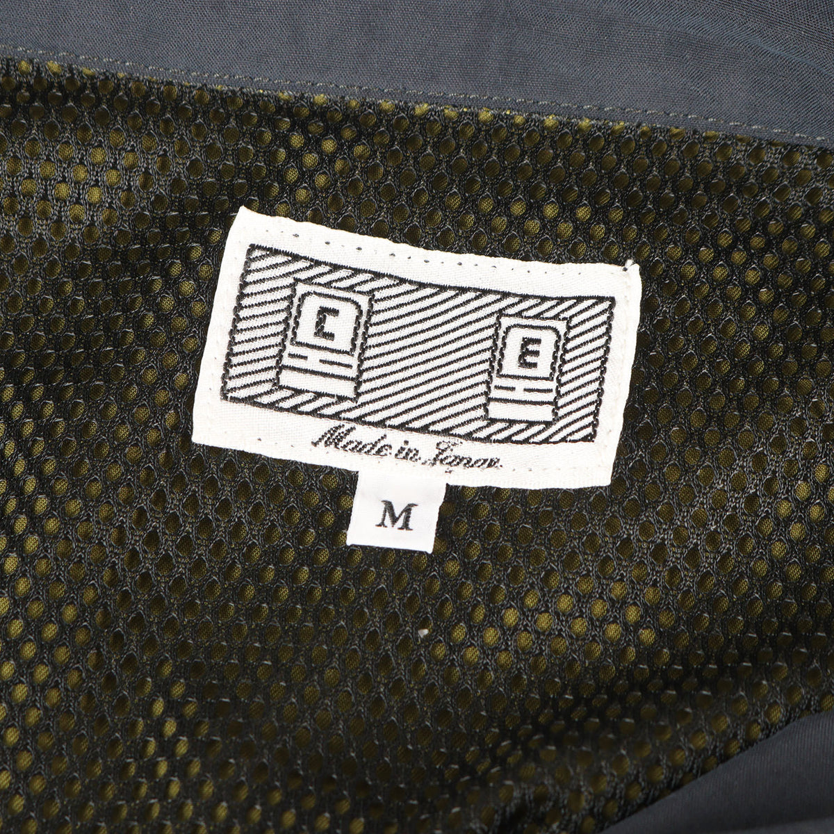20SS ストライプ メッシュコンビ プルオーバージャケット(MISALIGNED PULLOVER JACKET)