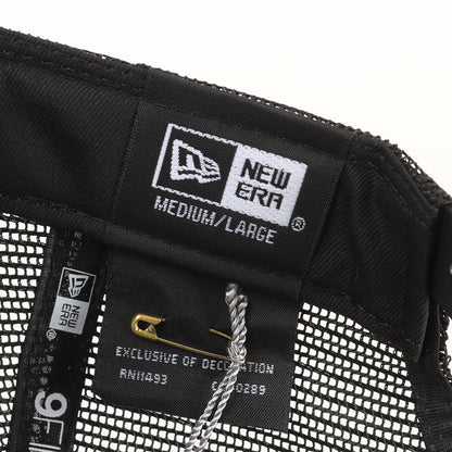 26SS ×NEW ERA ブランドロゴ刺繍 メッシュ ベースボールキャップ(59FIFTY TRUCKER)