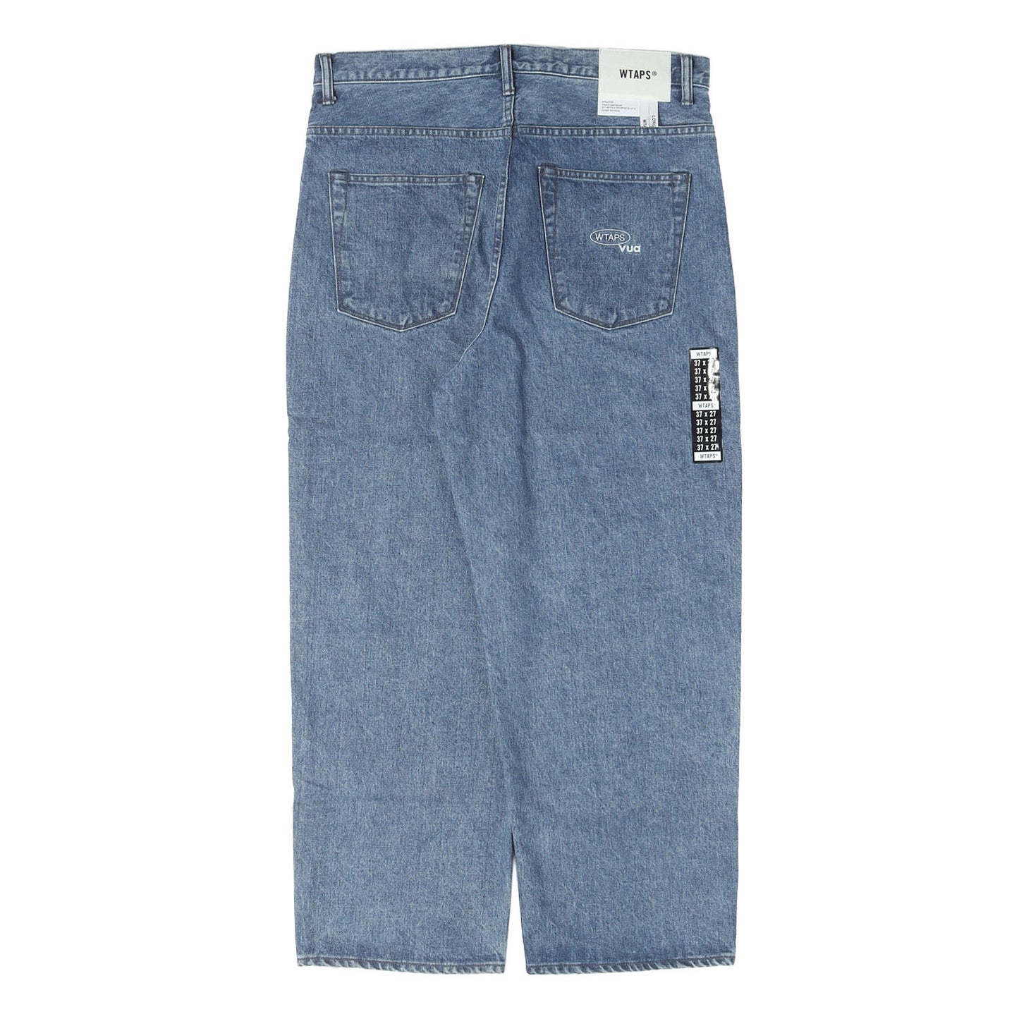 25AW ストーンバイオブリーチ加工 ワイド デニムパンツ(BLUES STRAIGHT / TROUSERS /COTTON. DENIM)