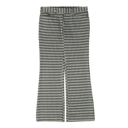 70s 千鳥格子 L字ポケット ベルボトム パンツ USA製