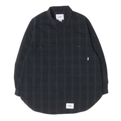 21SS ブラックウォッチ リップストップ シャツ(WCPO / LS / COPO. RIPSTOP. TEXTILE. COOLMAX)