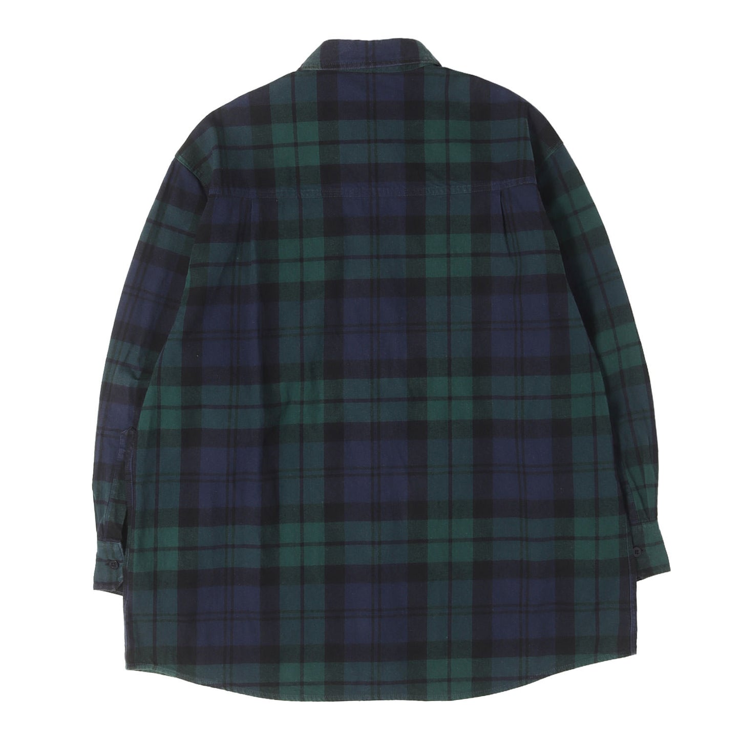 22AW オーバーサイズ ブラックウォッチ フランネルシャツ(DECK / LS / COTTON. FLANNEL. TEXTILE)