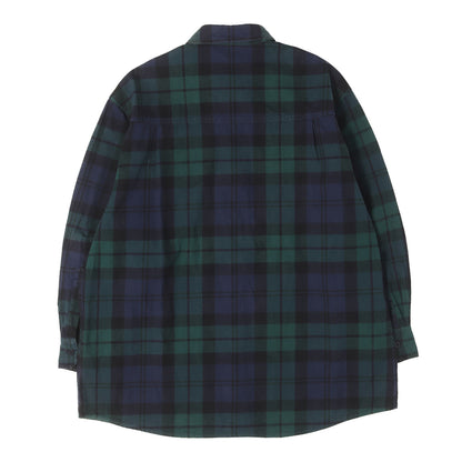 22AW オーバーサイズ ブラックウォッチ フランネルシャツ(DECK / LS / COTTON. FLANNEL. TEXTILE)