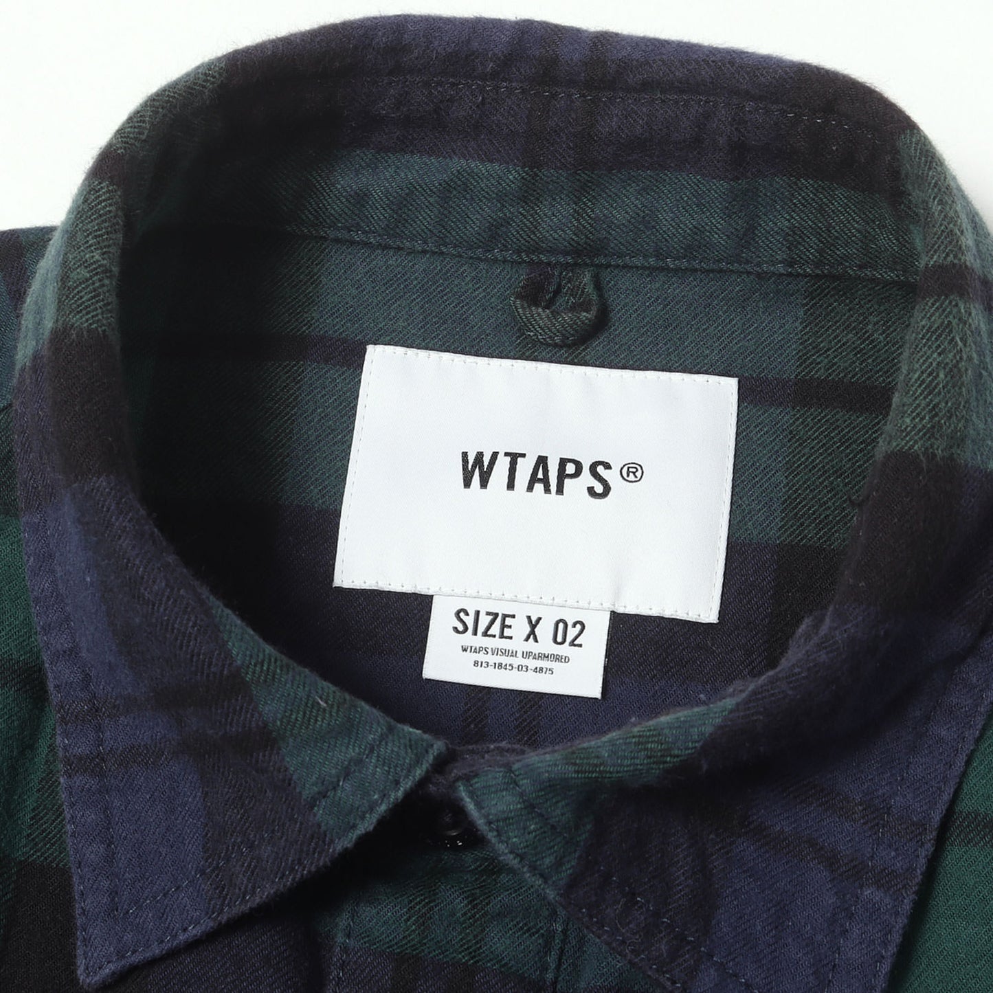 22AW オーバーサイズ ブラックウォッチ フランネルシャツ(DECK / LS / COTTON. FLANNEL. TEXTILE)