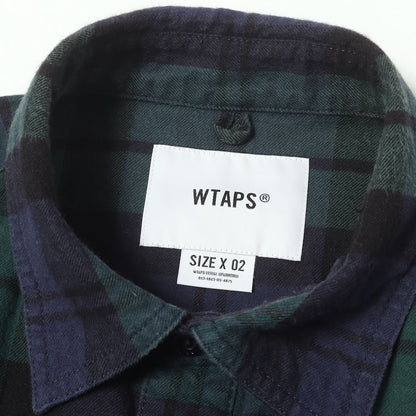 22AW オーバーサイズ ブラックウォッチ フランネルシャツ(DECK / LS / COTTON. FLANNEL. TEXTILE)