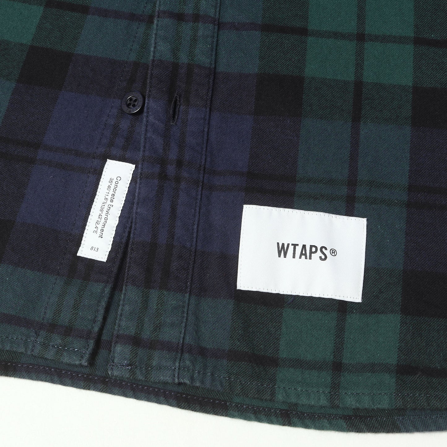 22AW オーバーサイズ ブラックウォッチ フランネルシャツ(DECK / LS / COTTON. FLANNEL. TEXTILE)
