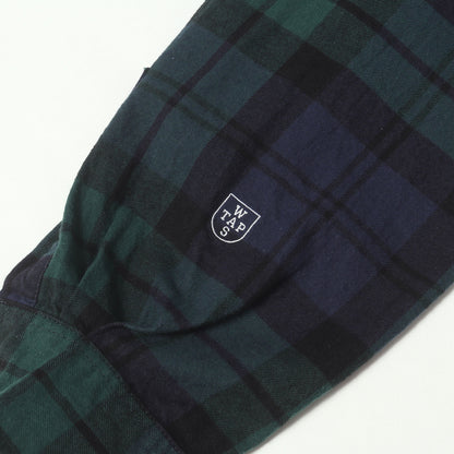 22AW オーバーサイズ ブラックウォッチ フランネルシャツ(DECK / LS / COTTON. FLANNEL. TEXTILE)