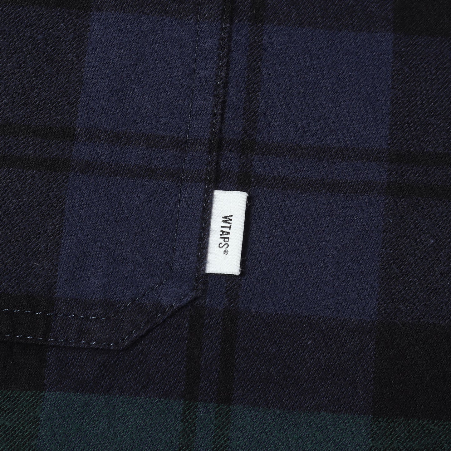 22AW オーバーサイズ ブラックウォッチ フランネルシャツ(DECK / LS / COTTON. FLANNEL. TEXTILE)