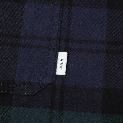 22AW オーバーサイズ ブラックウォッチ フランネルシャツ(DECK / LS / COTTON. FLANNEL. TEXTILE)