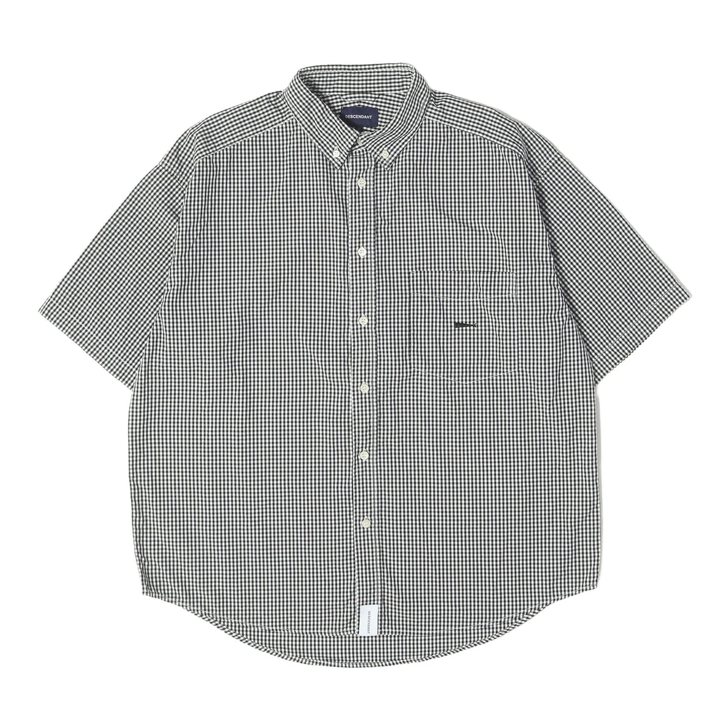 20SS ギンガムチェック ボタンダウン 半袖シャツ(HYANNIS B.D. SS SHIRT)