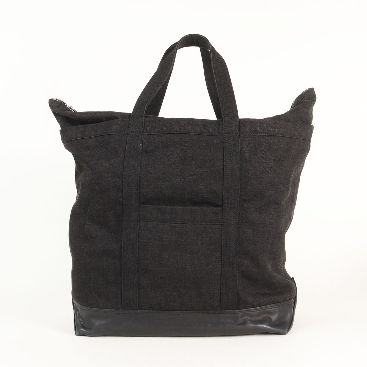 ×UNITED ARROWS 25周年記念 250個限定 CHクロスパッチ レザー コンビ デニム トートバッグ