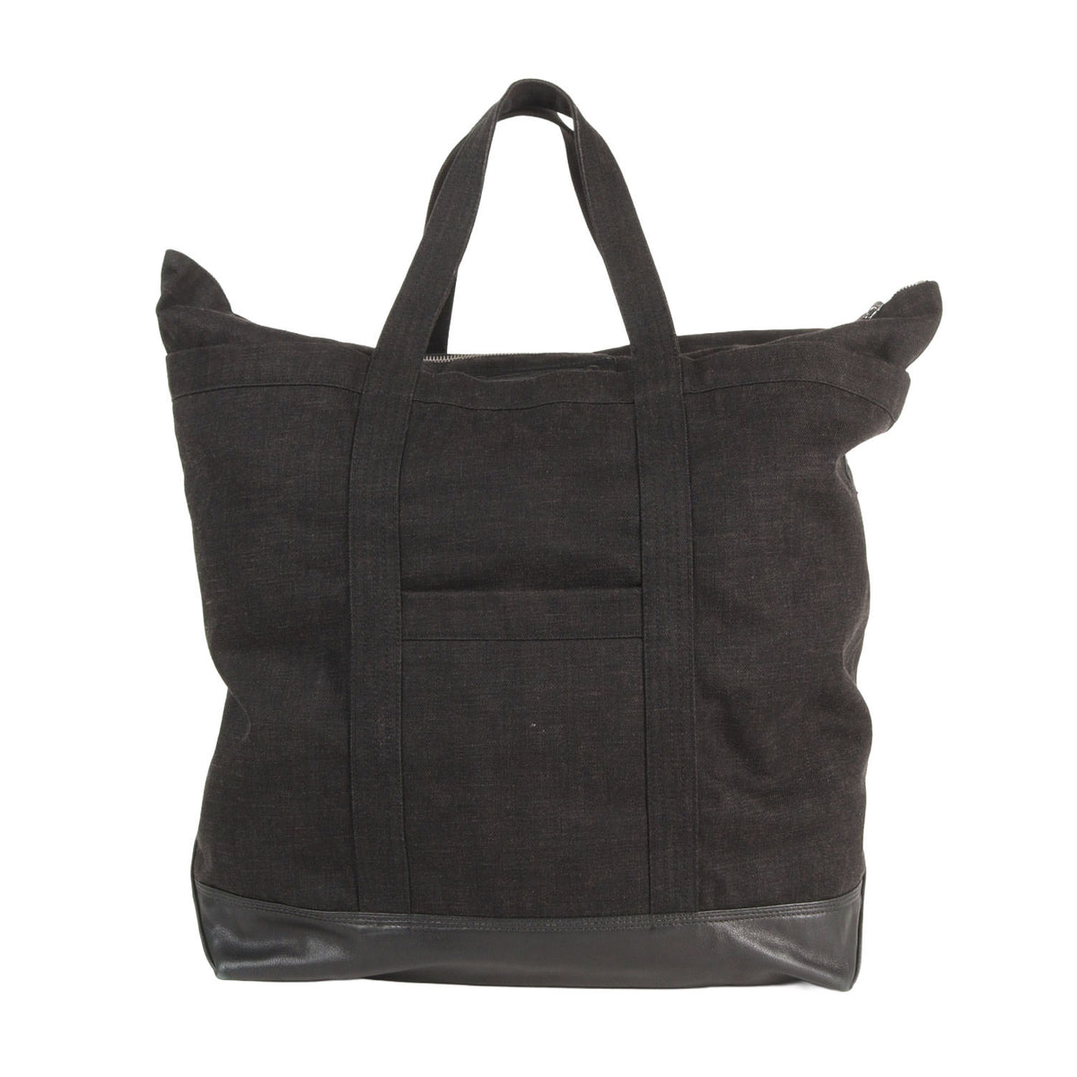×UNITED ARROWS 25周年記念 250個限定 CHクロスパッチ レザー コンビ デニム トートバッグ