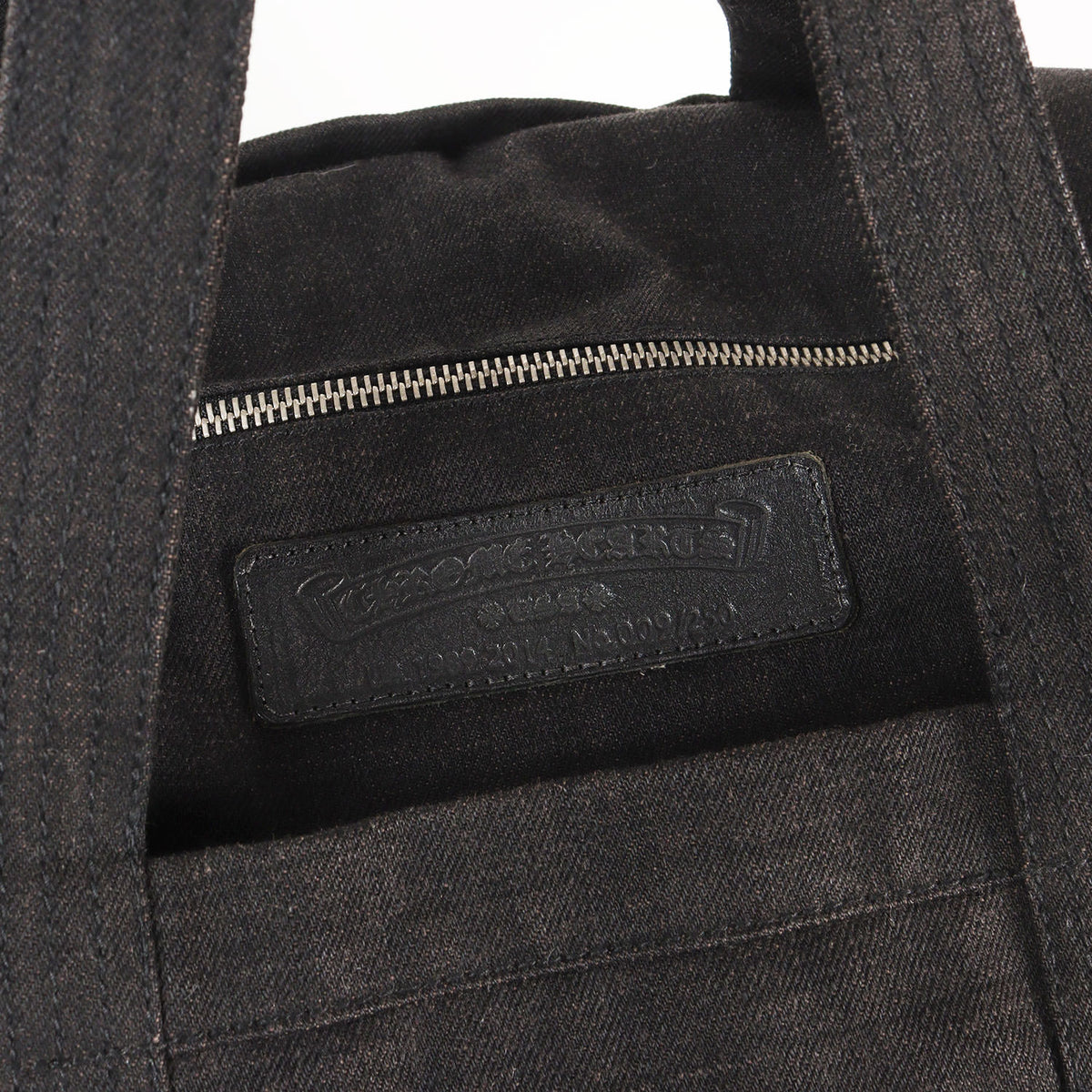 ×UNITED ARROWS 25周年記念 250個限定 CHクロスパッチ レザー コンビ デニム トートバッグ