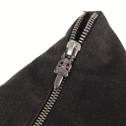 ×UNITED ARROWS 25周年記念 250個限定 CHクロスパッチ レザー コンビ デニム トートバッグ