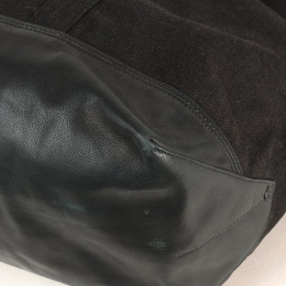 ×UNITED ARROWS 25周年記念 250個限定 CHクロスパッチ レザー コンビ デニム トートバッグ