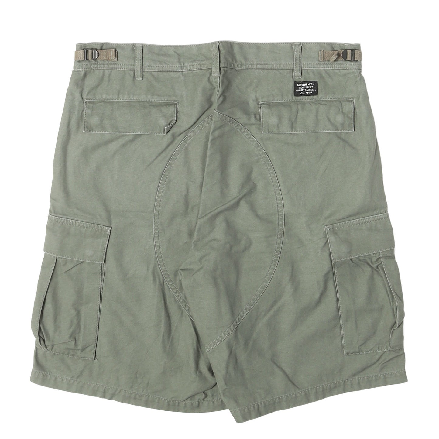 23SS バックサテン ミリタリー カーゴショーツ(Cargo Short)