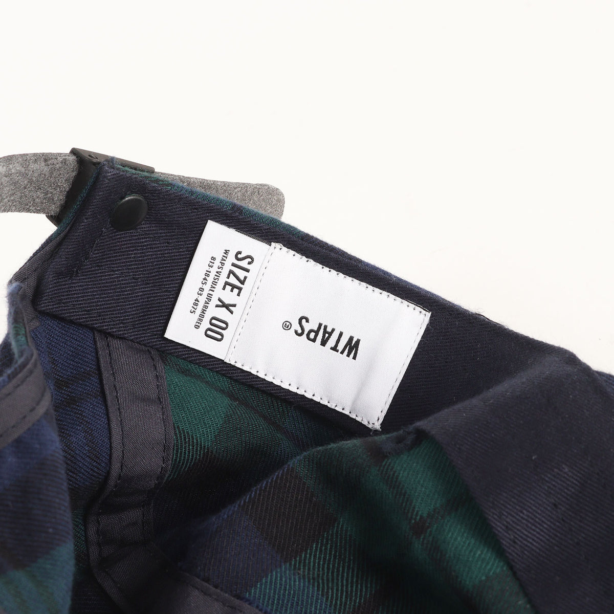 22SS ブラックウォッチ フランネル 5パネルキャップ(T-5 01 / CAP / FLANNEL)