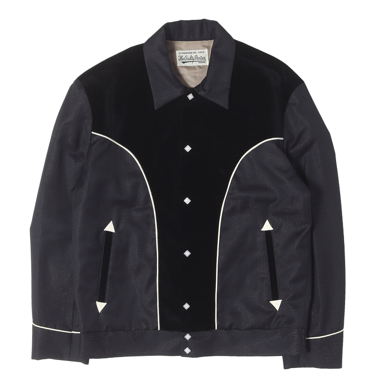 ×DORMEUIL ラメストライプ ウエスタンジャケット(WESTERN JACKET)