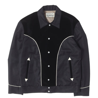 ×DORMEUIL ラメストライプ ウエスタンジャケット(WESTERN JACKET)