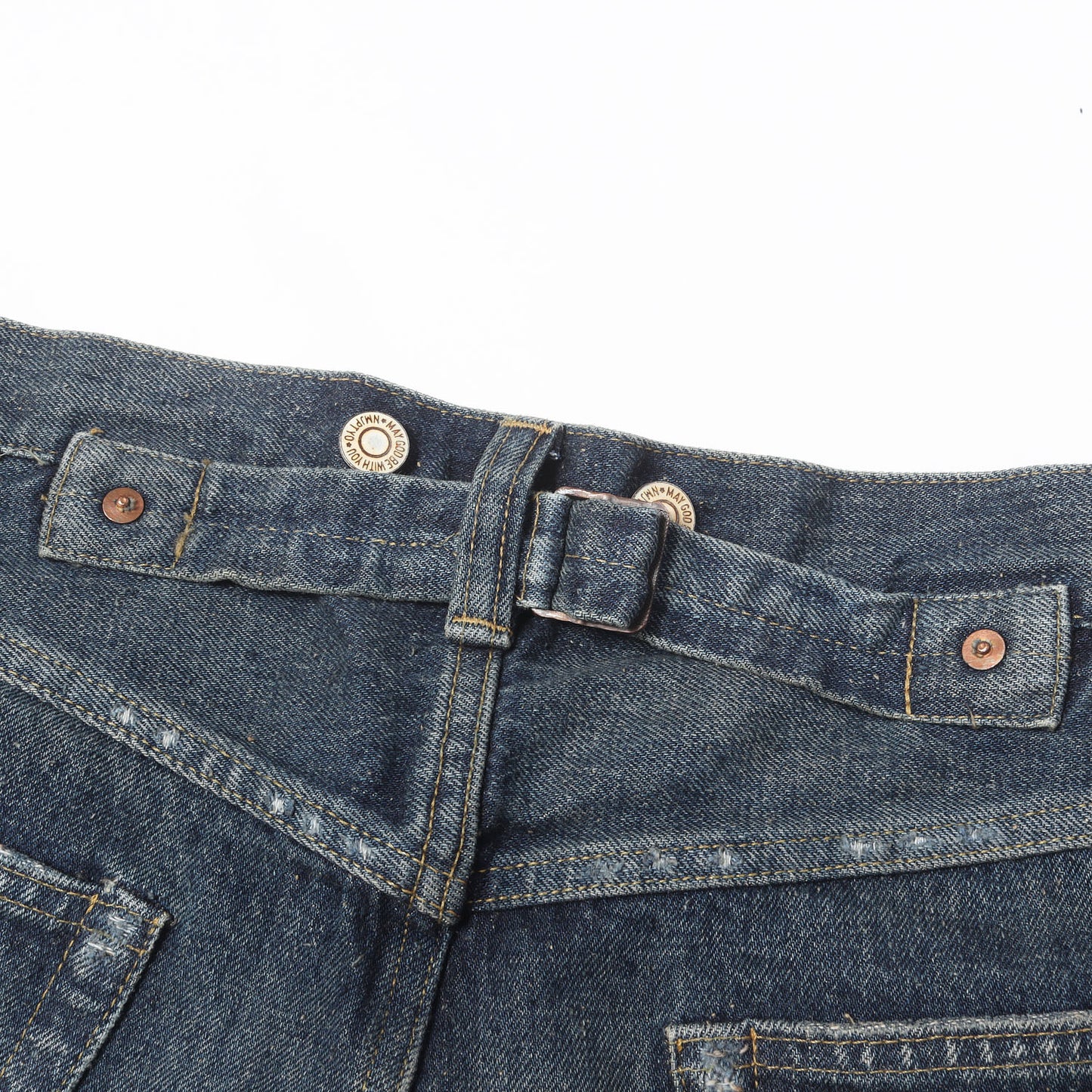 26SS Adam et Rope別注 ダメージ加工 デニムパンツ(#002 1942 LV JEANS)