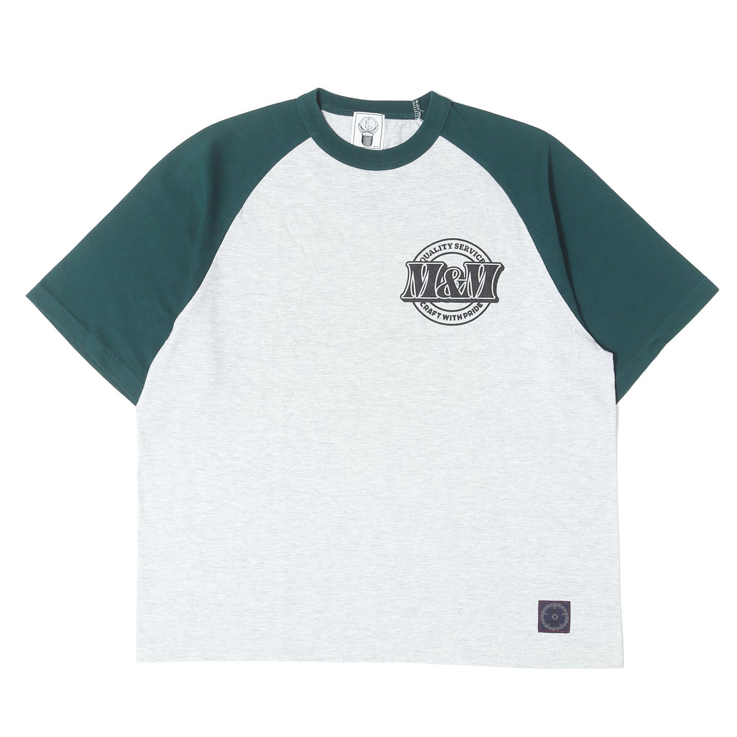 ブランドロゴ ラグラン Tシャツ