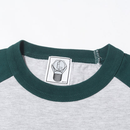ブランドロゴ ラグラン Tシャツ