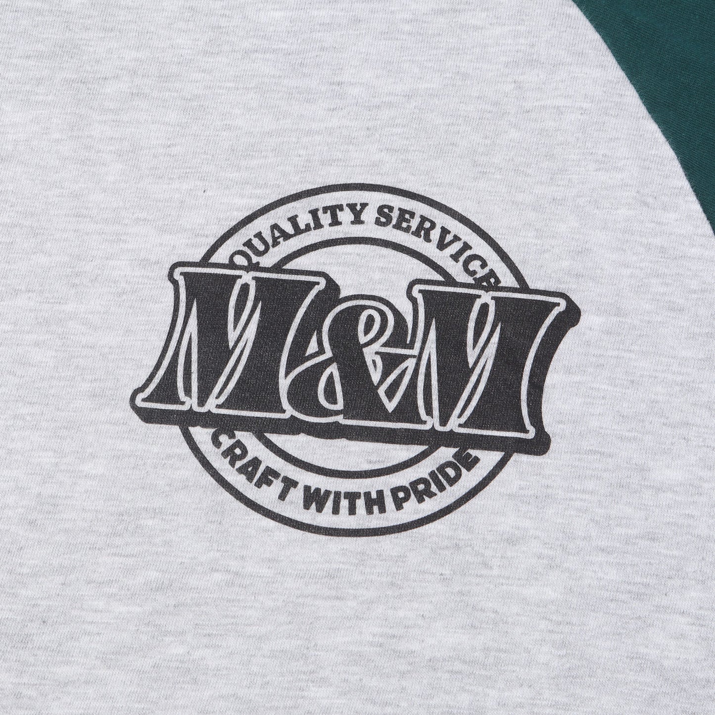 ブランドロゴ ラグラン Tシャツ