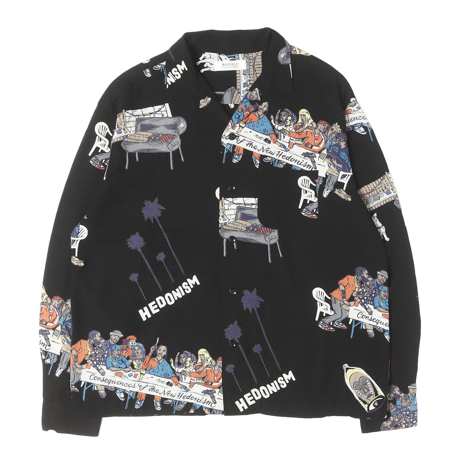20SS ヘ最後の晩餐 レーヨン オープンカラー シャツ (BIBLE O.C. SHIRT L/S)