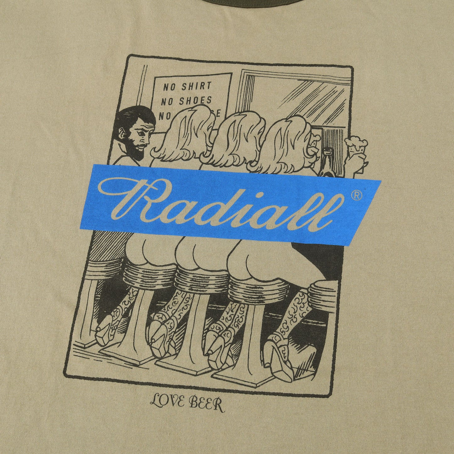 22SS グラフィック リンガー Tシャツ(BEER CREW NECK T-SHIRT S/S)