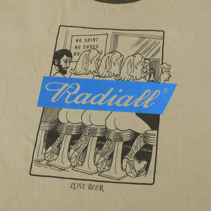22SS グラフィック リンガー Tシャツ(BEER CREW NECK T-SHIRT S/S)