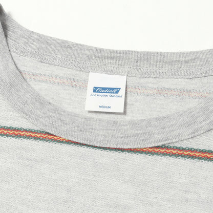 22SS ジャガードボーダー ロングスリーブ ヘビー ポケット Tシャツ(DUBWISE CREW NECK T-SHIRT L/S )