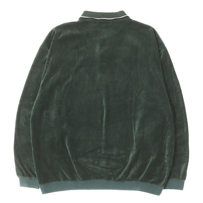 23AW Low-Low ベロア ロングスリーブ ポロシャツ