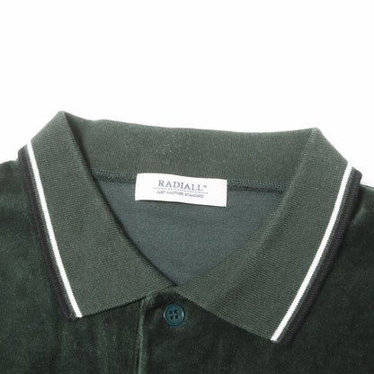 23AW Low-Low ベロア ロングスリーブ ポロシャツ