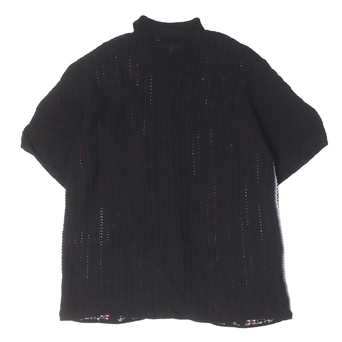 25SS ストライプ コットンニット 半袖シャツ(NUMBER FIVE SOUTH REGULAR COLLARED SWEATER S/S)