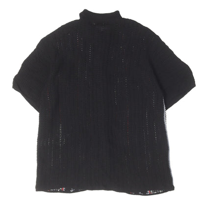 25SS ストライプ コットンニット 半袖シャツ(NUMBER FIVE SOUTH REGULAR COLLARED SWEATER S/S)