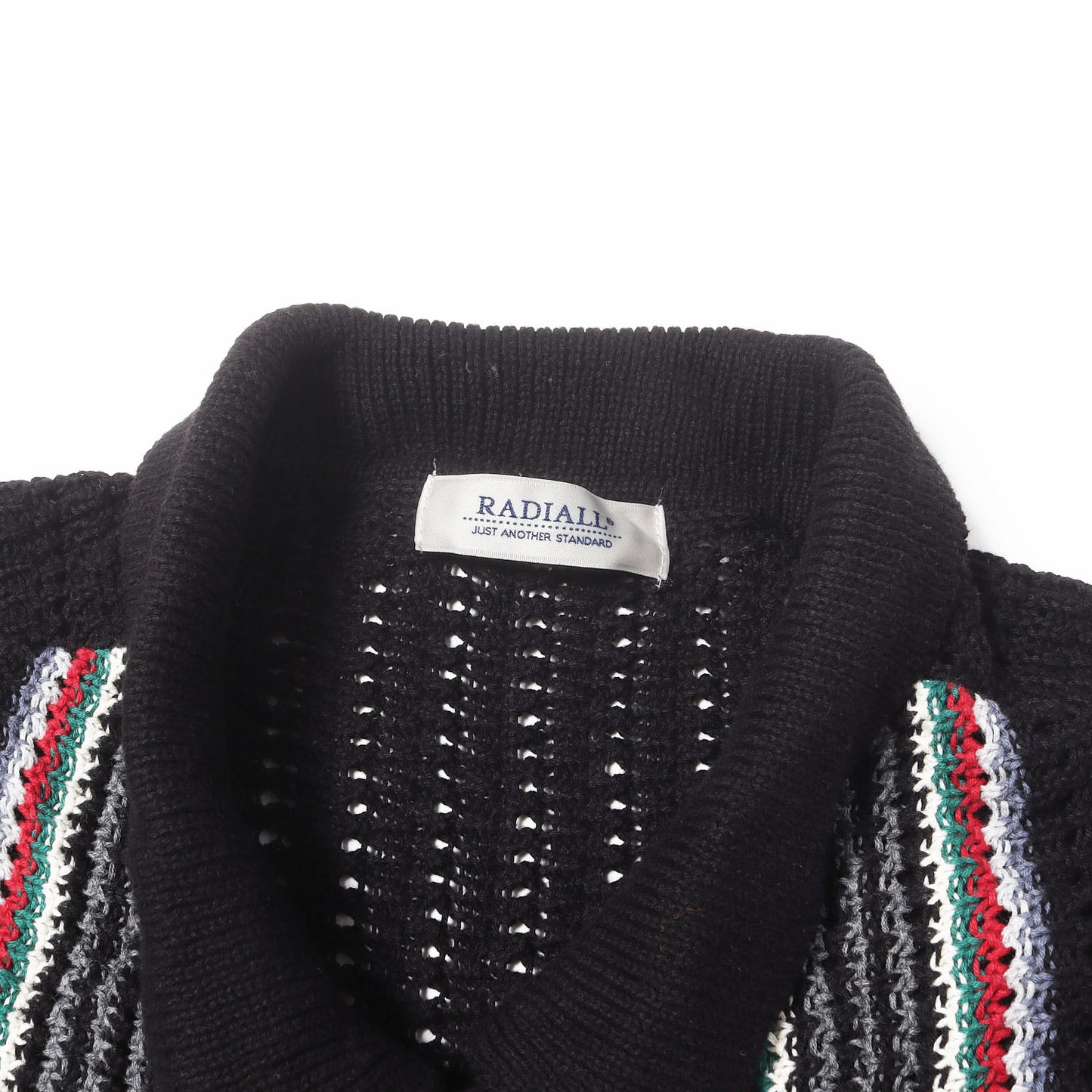 25SS ストライプ コットンニット 半袖シャツ(NUMBER FIVE SOUTH REGULAR COLLARED SWEATER S/S)