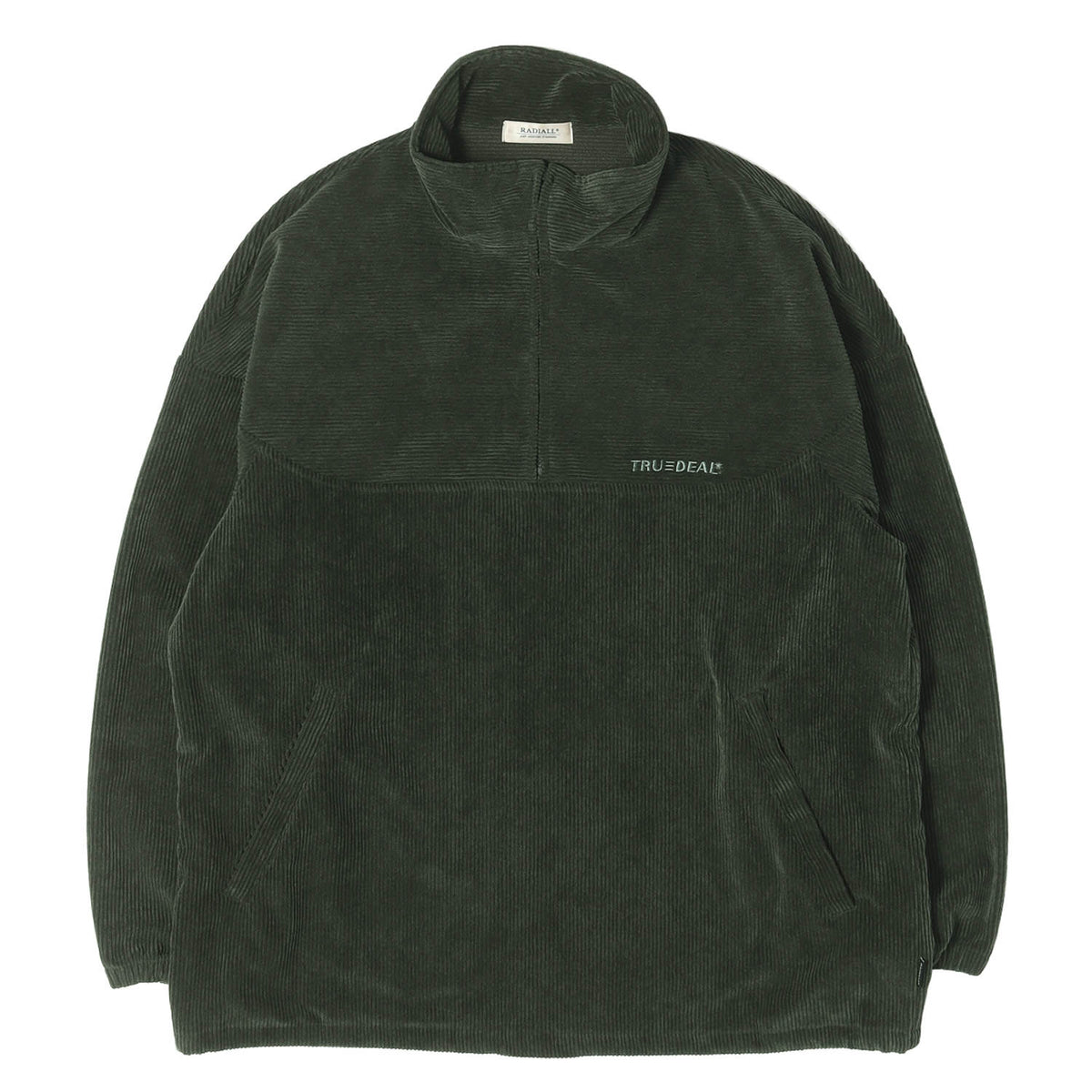 22AW ストレッチ コーデュロイ プルオーバー ジャケット(STAND COLLARED PULLOVER JACKET)