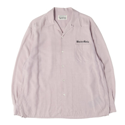 23AW ブランドロゴ刺繍 オープンカラー シャツ(50'S OPEN COLLAR SHIRT)