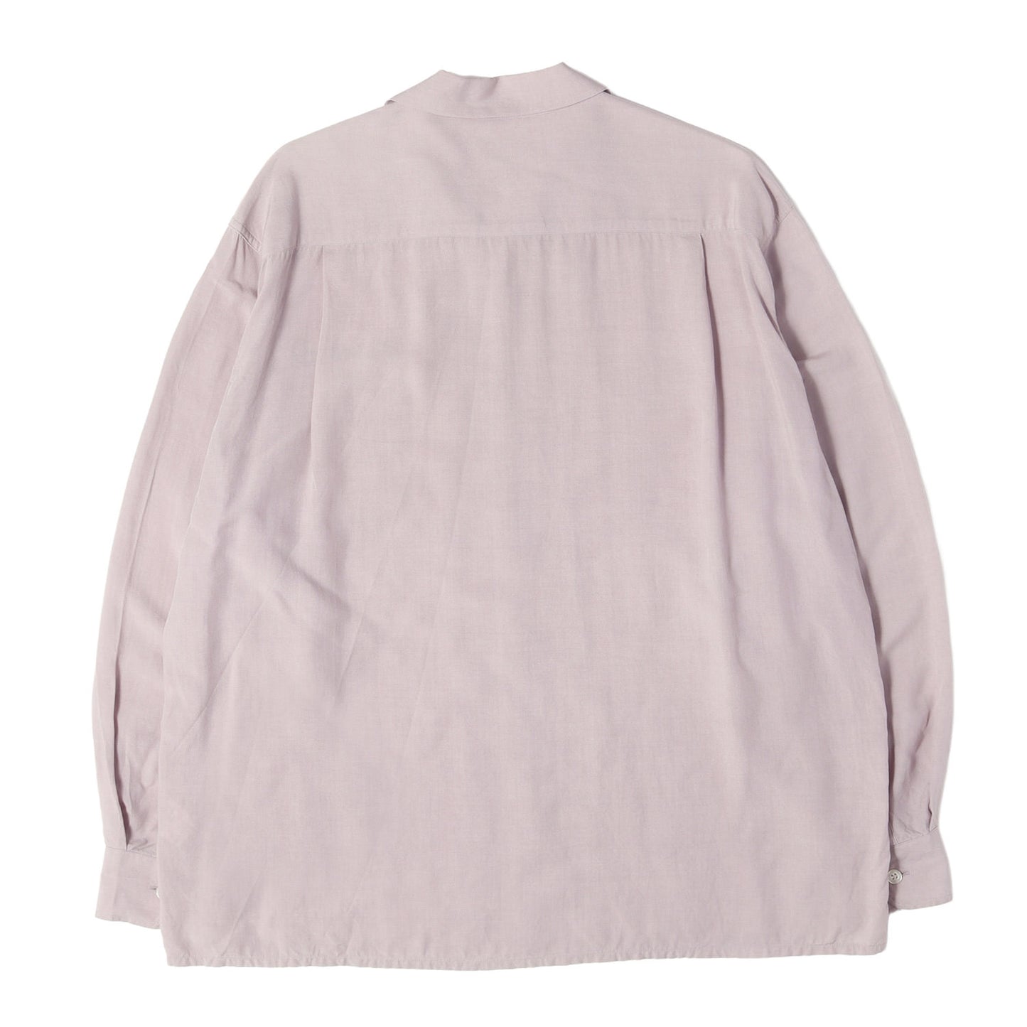 23AW ブランドロゴ刺繍 オープンカラー シャツ(50'S OPEN COLLAR SHIRT)