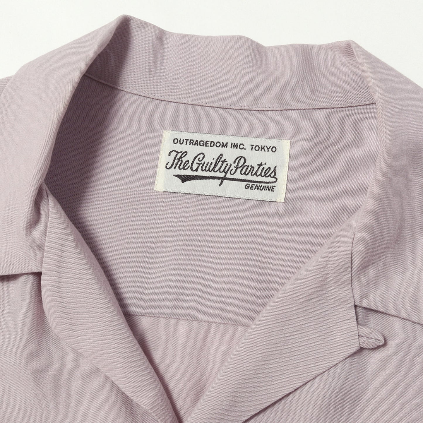 23AW ブランドロゴ刺繍 オープンカラー シャツ(50'S OPEN COLLAR SHIRT)