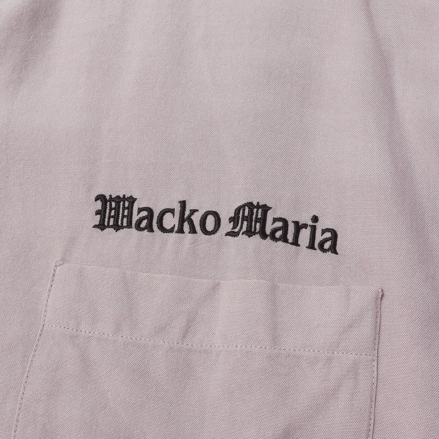 23AW ブランドロゴ刺繍 オープンカラー シャツ(50'S OPEN COLLAR SHIRT)
