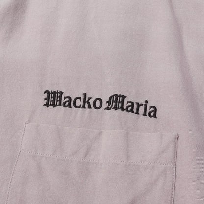 23AW ブランドロゴ刺繍 オープンカラー シャツ(50'S OPEN COLLAR SHIRT)