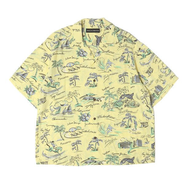 WACKO MARIA (ワコマリア) 25SS 総柄 レーヨン ハワイアンシャツ 