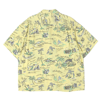 25SS 総柄 レーヨン ハワイアンシャツ / アロハシャツ(HAWAIIAN SHIRT)