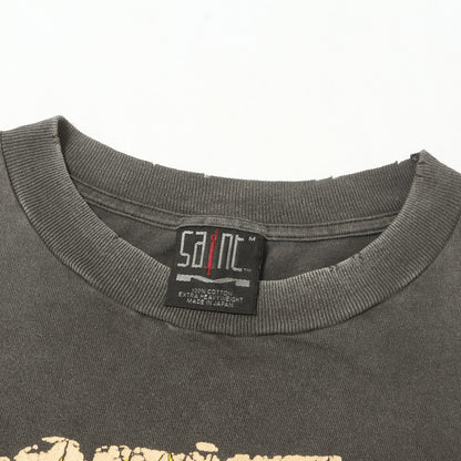 24AW ヴィンテージ加工 ロングスリーブ Tシャツ(LS TEE / LIVE IN HELL)